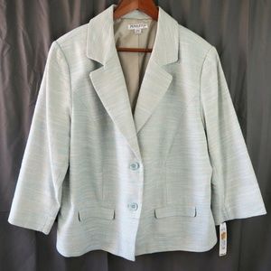Pendleton Plus Aqua Tweed Blazer Size 20W